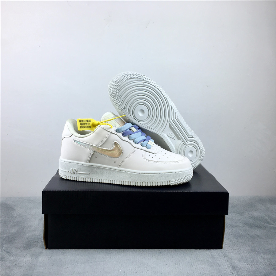 Nike Air Force 1 WMNS White Baby Blue Shoes